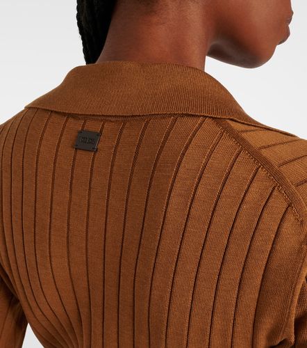 Abito polo in seta e cotone a coste - Tod's - Modalova