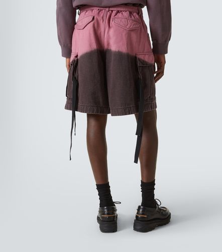 Shorts cargo de algodón con efecto degradado - Sacai - Modalova