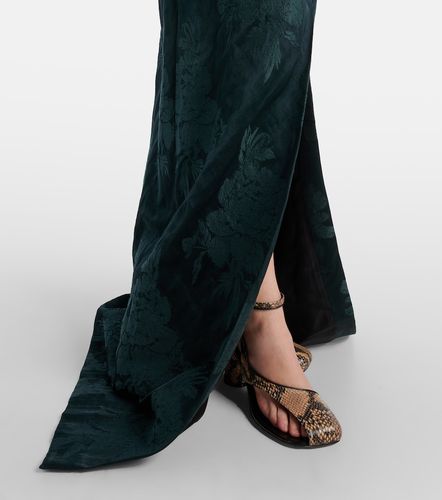 Abito lungo in jacquard floreale - Dries Van Noten - Modalova