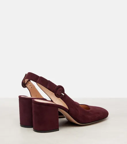 Joelle suede slingback pumps - Gianvito Rossi - Modalova