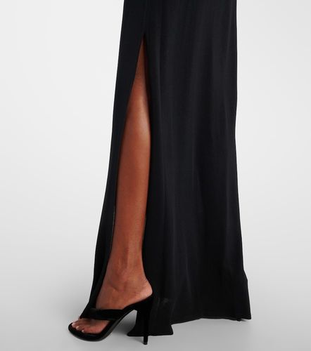 Alaïa Abito lungo in maglia e mesh - Alaia - Modalova