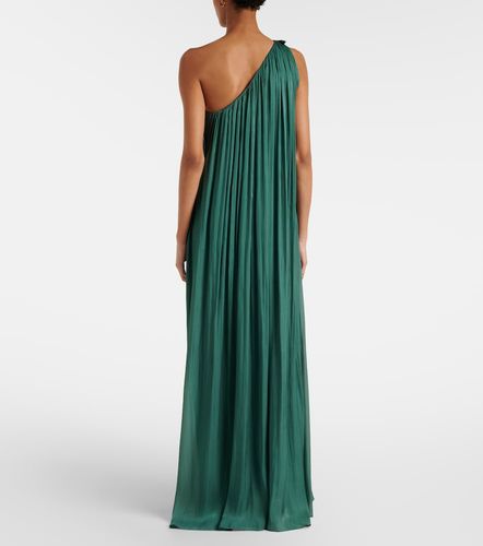 Amabel one-shoulder pleated gown - Costarellos - Modalova