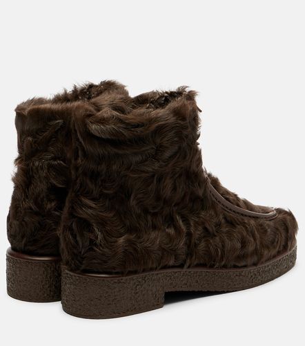 Frostie shearling ankle boots - Aquazzura - Modalova