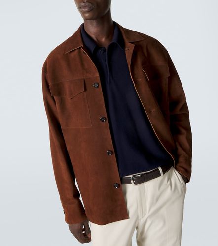 Lardini Giacca camicia in suede - Lardini - Modalova