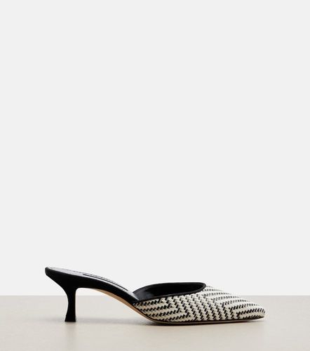 Mules BB de efecto rafia - Manolo Blahnik - Modalova