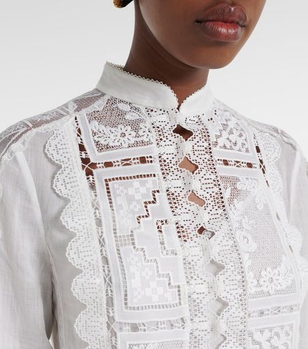 Camisa de ramio con encaje - Zimmermann - Modalova