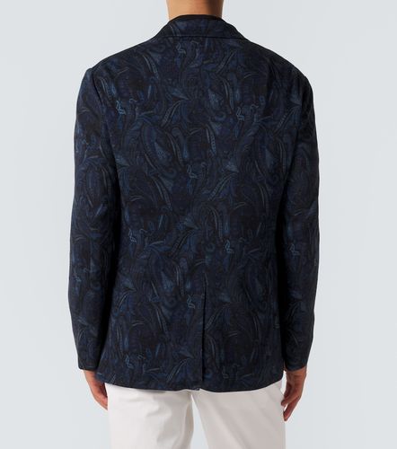 Paisley wool-blend jacquard blazer - Etro - Modalova