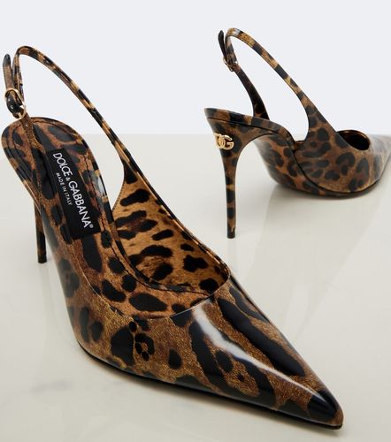 Slingback-Pumps Lollo aus Leder - Dolce&Gabbana - Modalova
