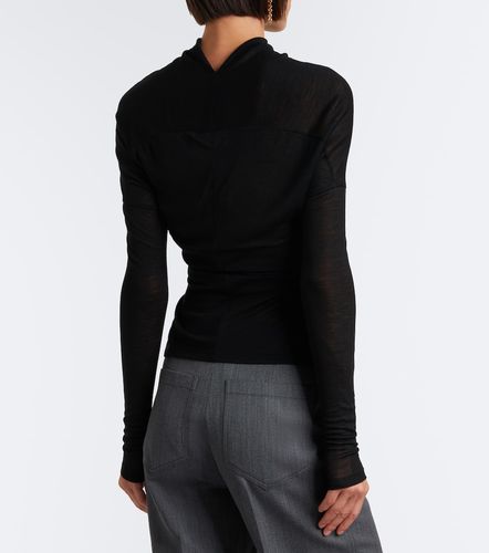Top de jersey drapeado - Victoria Beckham - Modalova