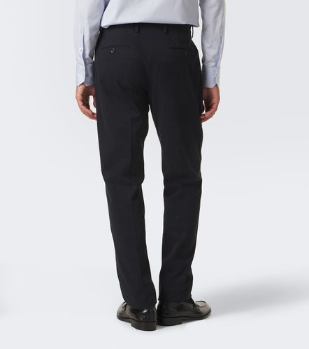 Pantalones slim de algodón y cachemir - Zegna - Modalova