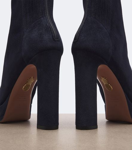 Botines Martine con plataforma de ante - Aquazzura - Modalova