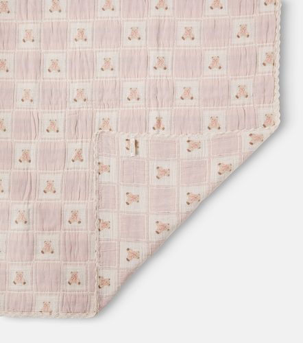 Manta Teddy de algodón bordada - Bebe Organic - Modalova