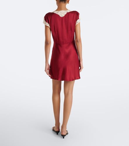 Lacie lace-trimmed satin minidress - Rixo - Modalova