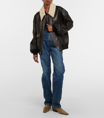 Lederjacke Shellar mit Shearling - Khaite - Modalova