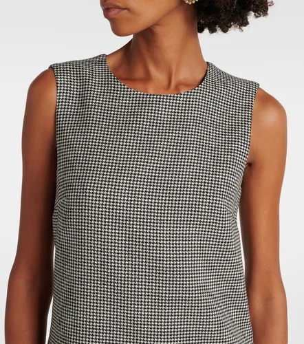 Houndstooth wool minidress - Dolce&Gabbana - Modalova
