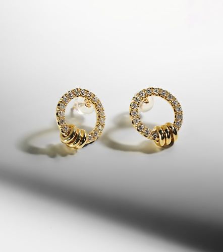 Pendientes Sidra de oro de 18 ct con diamantes - Spinelli Kilcollin - Modalova