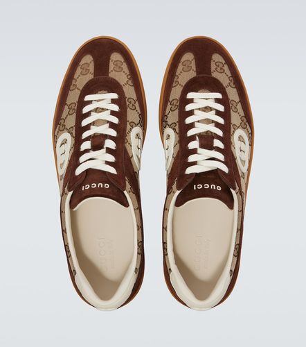 Sneakers Interlocking G con suede - Gucci - Modalova