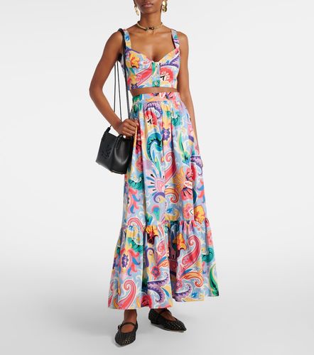 Etro Printed cotton maxi skirt - Etro - Modalova