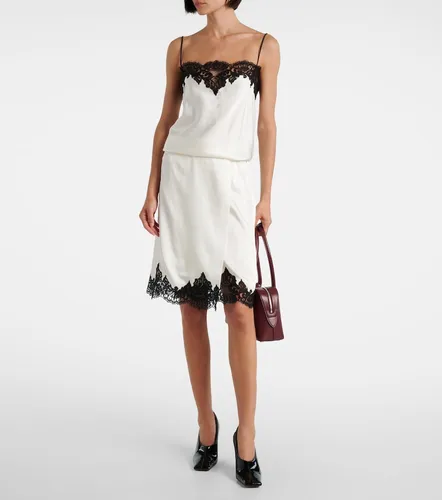 Falda midi de satén - Stella McCartney - Modalova