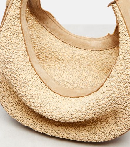 Borsa a tracolla Augustina Small in rafia e suede - Khaite - Modalova