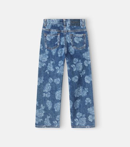 Monnalisa Jeans rectos florales - Monnalisa - Modalova