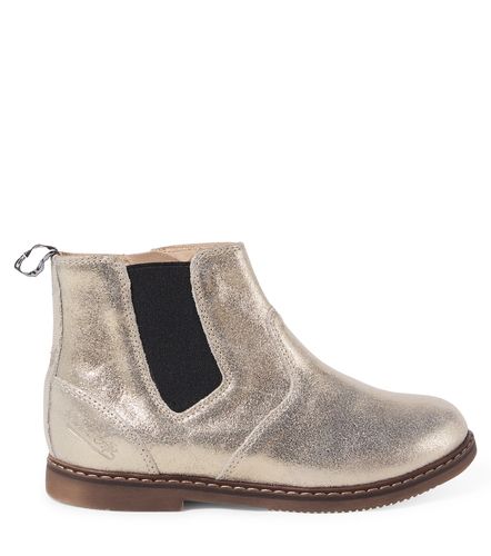 Botas chelsea City Jodzip de piel metalizada - Pom d'Api - Modalova