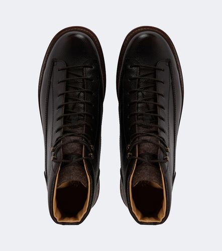 Botas con cordones de piel - Brunello Cucinelli - Modalova