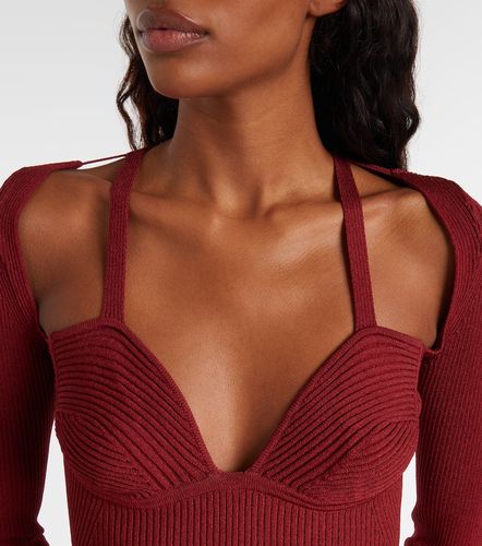Cutout knitted minidress - Nensi Dojaka - Modalova