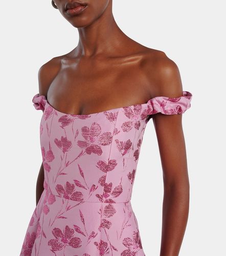Off-Shoulder-Robe Yolanda aus Brokat - Markarian - Modalova