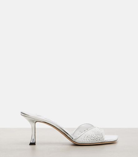 Skye 70 embellished mesh mules - Jimmy Choo - Modalova