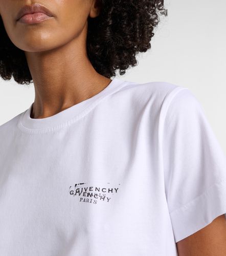 T-shirt in jersey di cotone con logo - Givenchy - Modalova