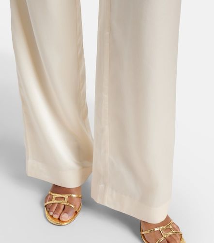 Elise silk satin flared pants - Rebecca Vallance - Modalova