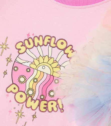 Camiseta Sunflower Power de algodón estampada - Tutu Du Monde - Modalova