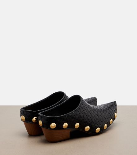 Gondola Intrecciato studded leather clogs - Bottega Veneta - Modalova