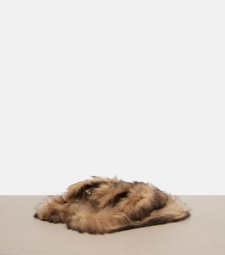 Shearling thong sandals - Dolce&Gabbana - Modalova