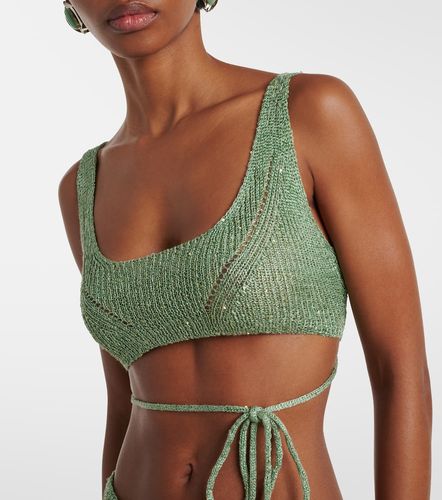 Alma sequined knitted crop top - Bananhot - Modalova