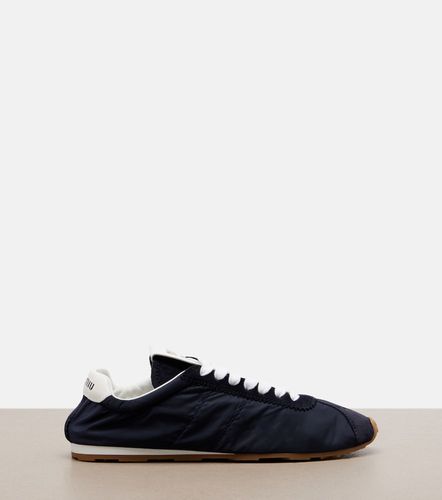 Sneakers Plume mit Veloursleder - Miu Miu - Modalova