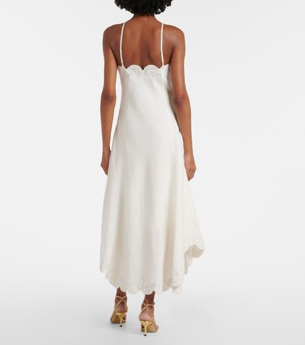 Midikleid Gillian aus einem Leinengemisch - Simkhai - Modalova