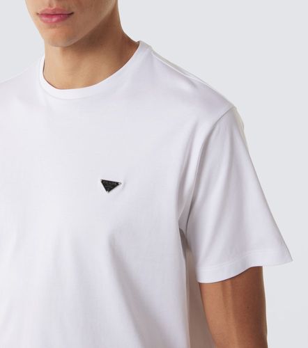 Camiseta de jersey de algodón - Prada - Modalova