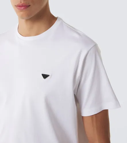 Prada Logo cotton jersey T-shirt - Prada - Modalova