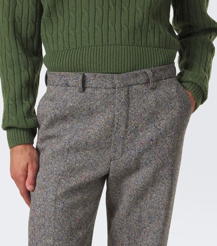 Pantaloni regular in lana a quadri - Dries Van Noten - Modalova
