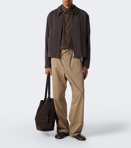 Pantalones anchos de sarga de algodón - Lemaire - Modalova