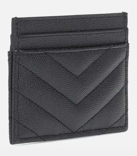 Monogram quilted leather card holder - Saint Laurent - Modalova