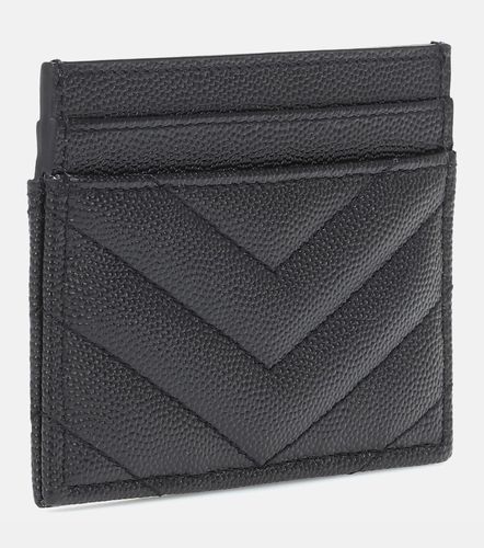 Tarjetero Monogram de piel - Saint Laurent - Modalova
