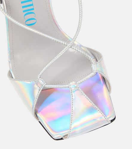 Adele metallic leather sandals - The Attico - Modalova