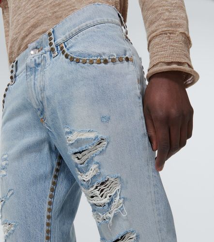 Distressed mid-rise straight jeans - Dolce&Gabbana - Modalova