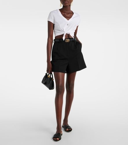 Camiseta DG en jersey de algodón - Dolce&Gabbana - Modalova