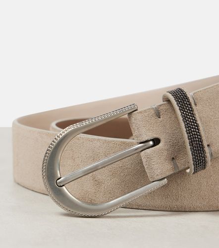 Monili suede belt - Brunello Cucinelli - Modalova