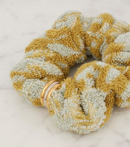Chloé Scrunchie in spugna con stampa floreale - Chloe - Modalova