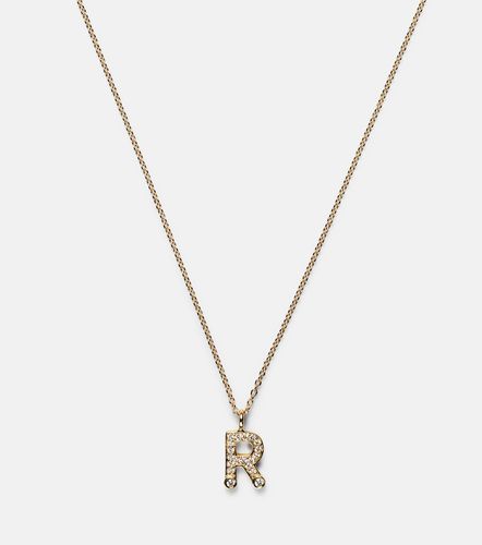 Collar Initial de oro de 18 ct con diamantes - Sophie Bille Brahe - Modalova